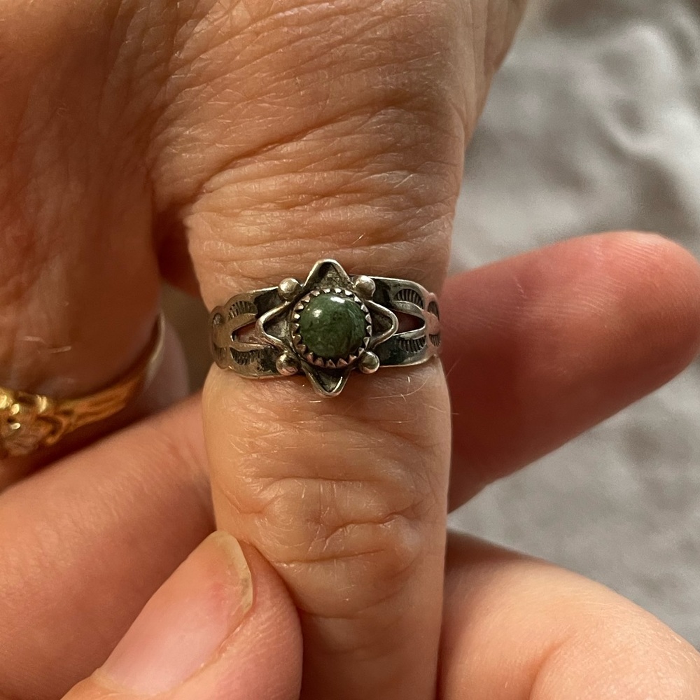 Vintage Stamped Native American Ring